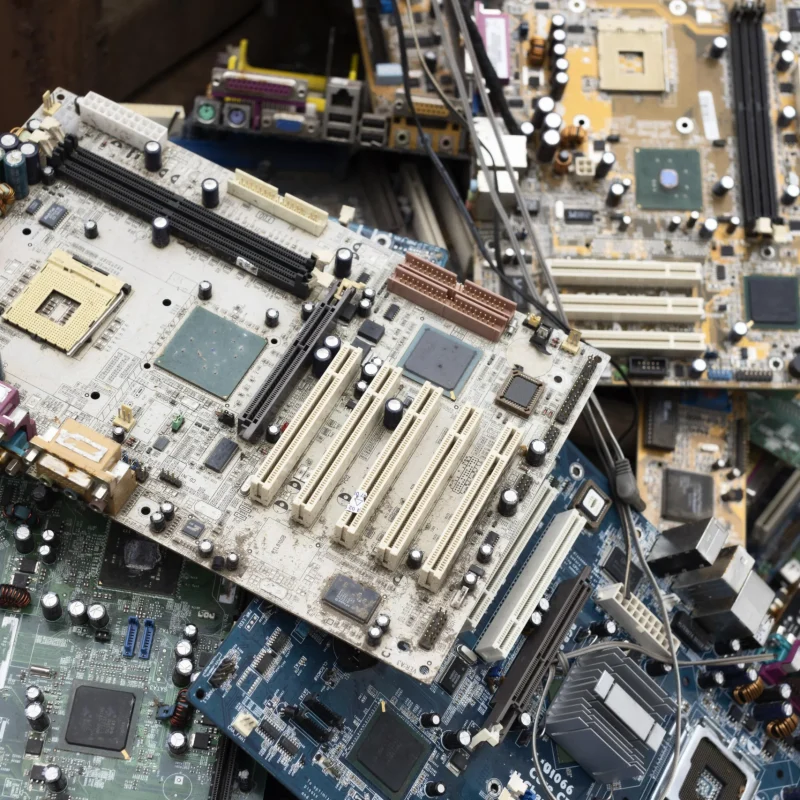 a lot of electronics prepare for moving