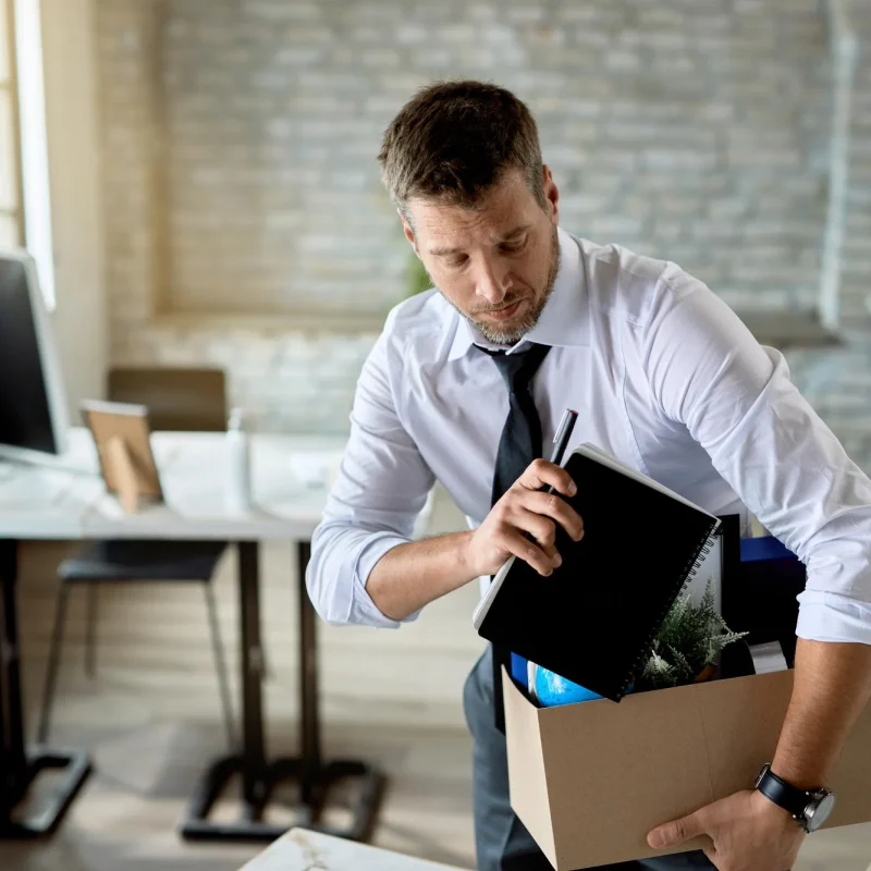 man prepare documents for moving